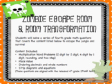 Zombie Escape Room and Room Transformation STAAR Prep