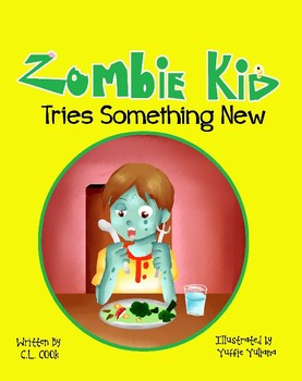 Preview of Zombie Kid Tries Something New- Free Classroom Book