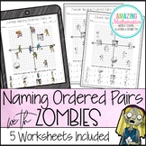 Zombie Naming Ordered Pairs Worksheet
