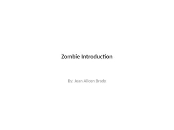 Preview of Zombie Social Studies for Middle School