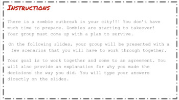 Preview of Zombie Survival Group Challenge - SEL 