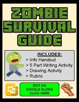 Preview of Zombie Survival Guide (Editable in Google Slides)