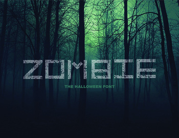 Preview of Zombie, The Font (A Free Halloween Font!)