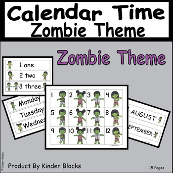 Preview of Zombie's Day Calendar Collection
