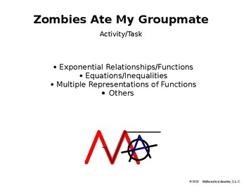 Preview of Zombies Ate My Groupmate - Exploring Exponential Functions