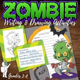 Zombie Activity - Zombies Creative Writing and Drawing Act