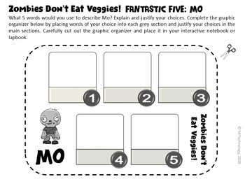 zombies don t eat veggies book companion interactive