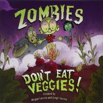 Preview of Zombies Don't Eat Veggies! Plot Diagram Worksheet