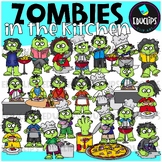 Zombies In The kitchen Clip Art Set {Educlips Clipart}
