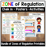 Zone of Regulation Check In - Posters - Activities