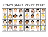 Feeling Zones BINGO