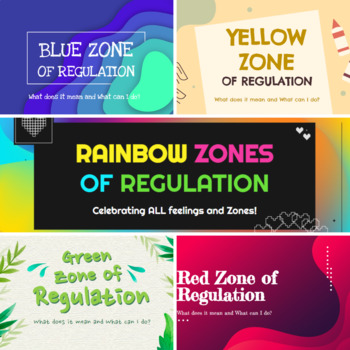 Preview of Zones Bundle 2.0 with Sensory Focus PLUS Professional Development