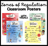 Zones Of Regulation Posters | Visuals & Steps | Calming Corner