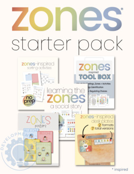 Preview of Zones Starter Pack Bundle for Self Regulation