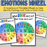 Zones of Emotional Regulation Wheel, Coping Skills, Zone T