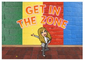 Preview of Color Zones Backgrounds for Google Classroom or Bitmoji
