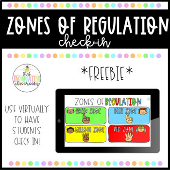 Zones Of Regulation Check In Worksheets Teaching Resources Tpt