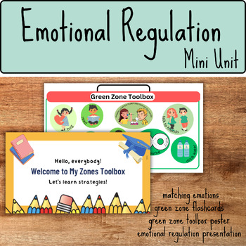 Preview of Emotional Regulation Mini Unit