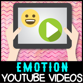 Preview of Self regulation Emotions: YouTube 40+ Video Resource List