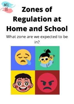 zones of regulation scenarios by mtl ot teachers pay teachers