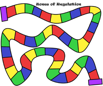Zones of Regulations Game Board by Rebecca Tartaglia | TpT