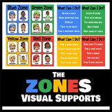 Zones of Self-Regulation Visual Supports Printable