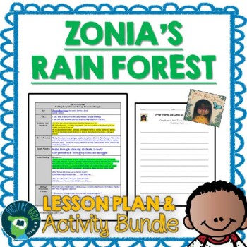 Preview of Zonia's Rain Forest by Juana Martinez Neal Lesson Plan and Activities