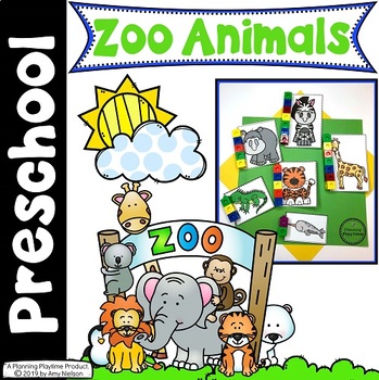 Preview of Zoo Activities for Preschool