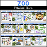Zoo Activities for Preschool - Zoo Literacy & Math Centers