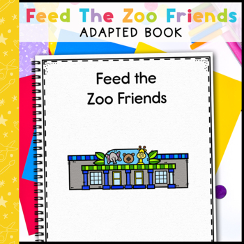 Preview of Zoo Adapted Book for Special Education Fun Animals Adaptive Circle Time Activity