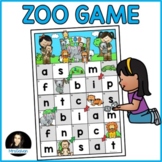 Zoo Alphabet Game Board