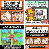 Zoo Animal Activities BUNDLE- Preschool, Kindergarten, Spe