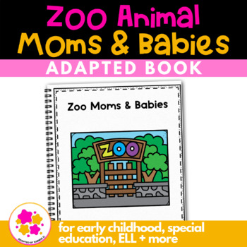 Preview of Zoo Adapted Books for Special Education Fun Animal Adaptive Circle Time Activity