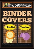 Binder Folder Covers Zoo Animals Style