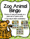 Zoo Animal Bingo--A Game for Your PK-1 Class