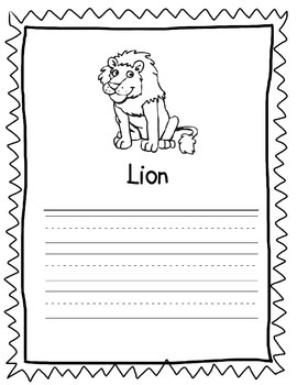 Zoo Animal Book by Learning by Doing | Teachers Pay Teachers