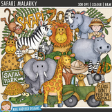 Zoo and African Animal Clip Art: Safari Malarky (Kate Hadf