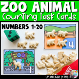 Zoo Animal Counting Cards