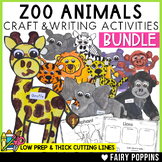 Zoo Animal Crafts & Activities BUNDLE | Zoo Activities, Ju