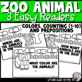Zoo Animal Easy Readers - Colors, Counting, & Prepositions