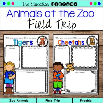 Preview of Zoo Animal Field Trip