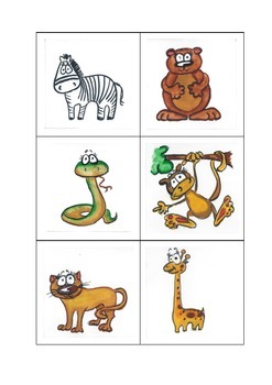 Zoo Animal Flashcards by Beth Trout | TPT