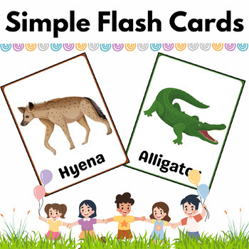 Printable Baby Flash Cards - Infant Zoo