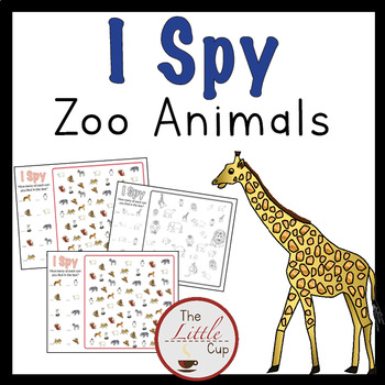Preview of Zoo Animal I Spy