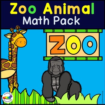 Preview of Zoo Animal Math Activities for Preschoolers