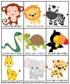 Preview of Zoo Animal Movement