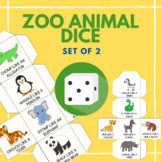 Zoo Animal Movement Dice - a fun, gross motor brain break!