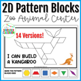 Zoo Animal Pattern Blocks Math Activity