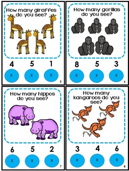 math game counting to 10 zoo animals poke game by sarah