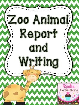 Preview of Zoo Animal Research Report and Writing